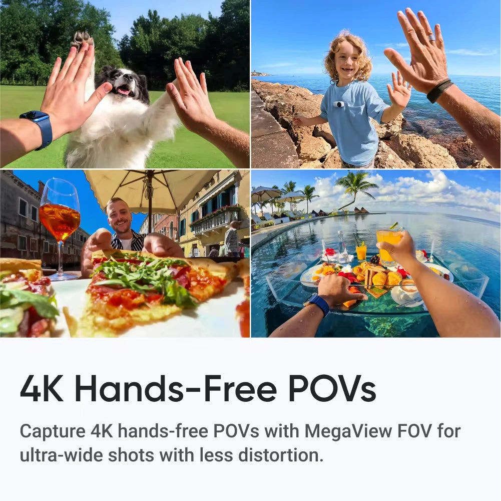 Insta360 GO 3S 4K Tiny Camera – Portable Hands-Free POV Camera with Stabilization, Mount Anywhere for Action & Travel - SORAVA